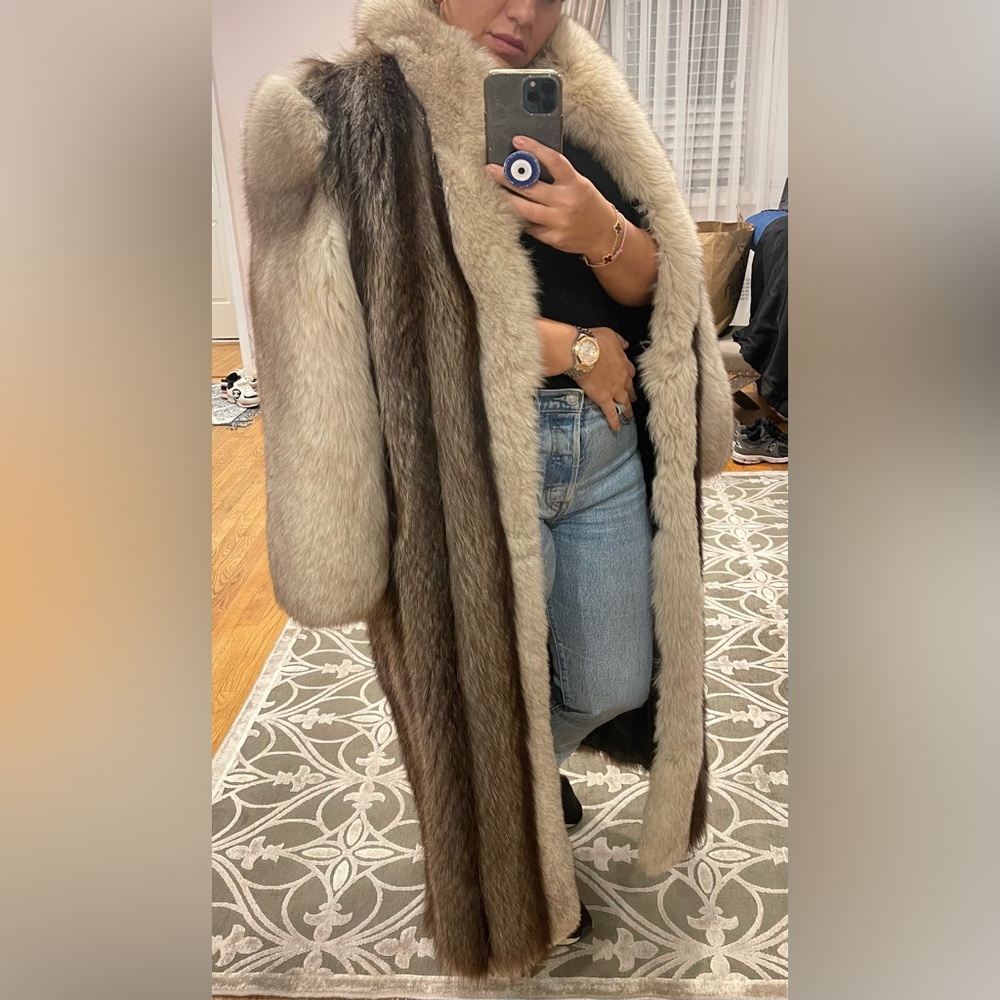 Crystal Fox Fur jacket